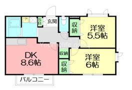 ロイヤルコートCの間取り画像