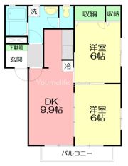 クレール湘南の間取り画像