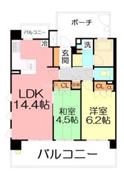 パークアクシス大船の間取り画像