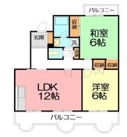 リヴェール鶴嶺の間取り画像