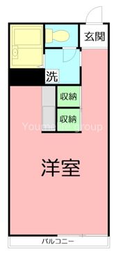 ヴィラ萩山Bの間取り画像