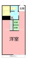 ヴィラ萩山Bの間取り画像