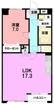 エーデルハイム湘南の間取り画像