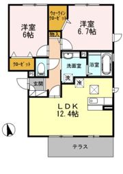 フェリーチェ湘南Iの間取り画像