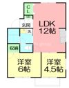 ファインハウス上矢部の間取り画像