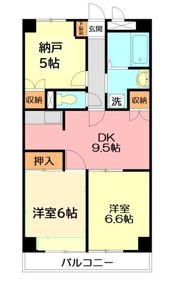 プラザ御殿の間取り画像