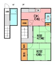 宮澤アパートの間取り画像