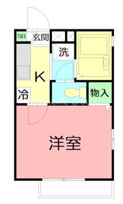 コスモハイツの間取り画像