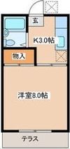 ハイツウメダの間取り画像