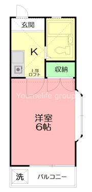 湘南台ドミール21Aの間取り画像