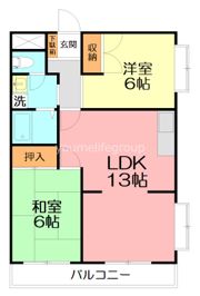 第3サンハイム天神の間取り画像