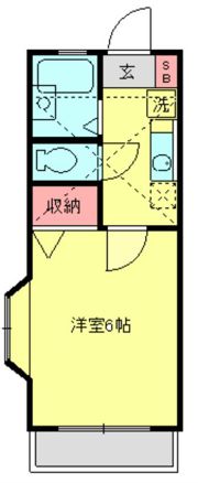 TARA天神の間取り画像