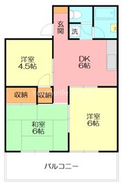 パレス東原の間取り画像