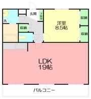 グランパルクの間取り画像