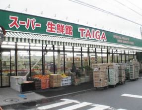 近くのスーパー生鮮館TAIGA 藤沢石川店まで1,332m（徒歩17分）