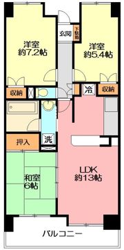リューデスハイムの間取り画像