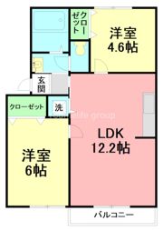 ドミール林の間取り画像