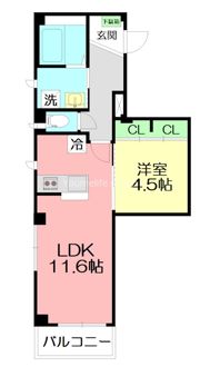 リストーロ．Kの間取り画像