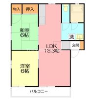 ジュネス鴨宮の間取り画像