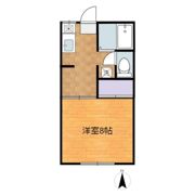 第二稲荷山ハイツの間取り画像