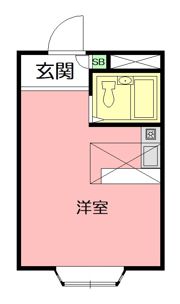 ベルピア伊勢原1-1の間取り画像