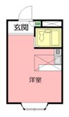 ベルピア伊勢原1-1の間取り画像