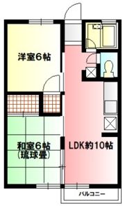 コーポ旭の間取り画像