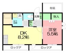 木の花マンションの間取り画像