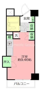 ペルソナージュ横浜の間取り画像