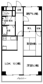 ソシアグリーンオークの間取り画像