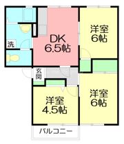 コーポシャトルの間取り画像