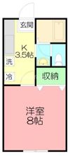 プレアデス石田の間取り画像