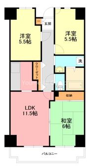 グリーンヒル弥生台の間取り画像