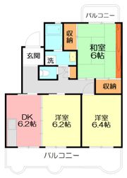 ラ・ポール田中の間取り画像