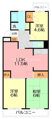 マリナスパジオの間取り画像