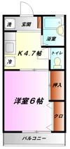 ドミール五番館の間取り画像
