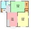 クローバーハイツAの間取り画像