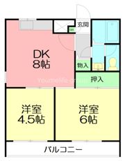 コンフォート本郷台A棟の間取り画像