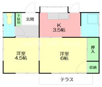 佐川貸家の間取り画像