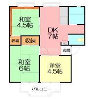 Kハウスllの間取り画像