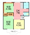 Kハウスllの間取り画像