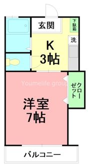 ウィンディ笹尾IIIの間取り画像