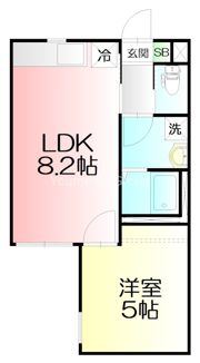 Blu mare ブルーマーレの間取り画像