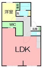 ハーティハイム山崎の間取り画像