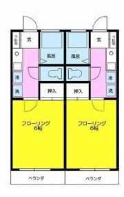 ベルビュー六会の間取り画像