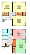クオーレ鴨宮 G棟の間取り画像