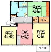 グランメールCの間取り画像
