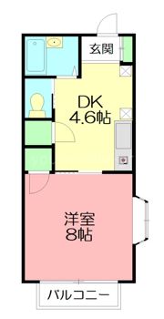 Bellハイツ湘南の間取り画像