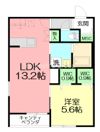 アステール藤沢の間取り画像