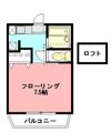 ハイツ茅ヶ崎の間取り画像